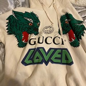 Pullover Gucci hoodie oversize unisex